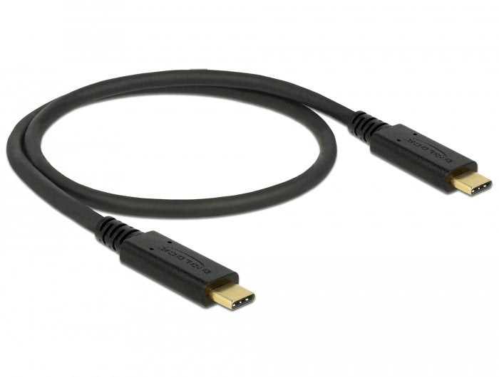 EAN 4043619830428 - DeLOCK 83042 cable USB USB 3.2 Gen 2 (3.1 Gen 2) 0,5 m USB C Negro imagen 1