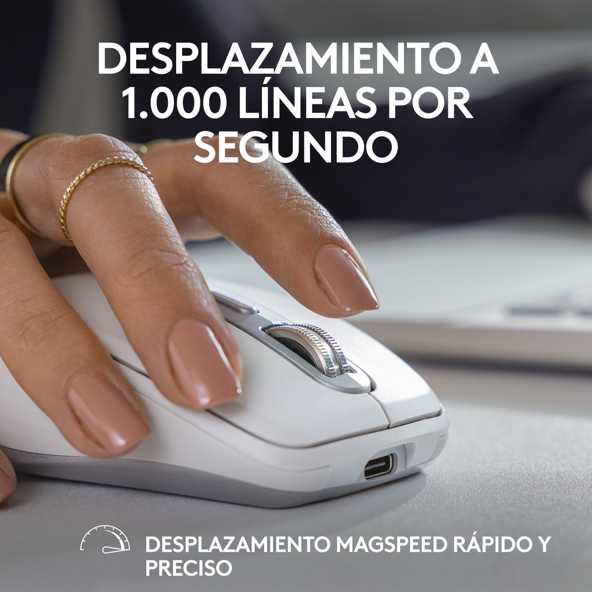 EAN 5099206111721 - Logitech MX Anywhere 3S ratón Oficina Mano derecha RF Wireless + Bluetooth Laser 8000 DPI imagen 13