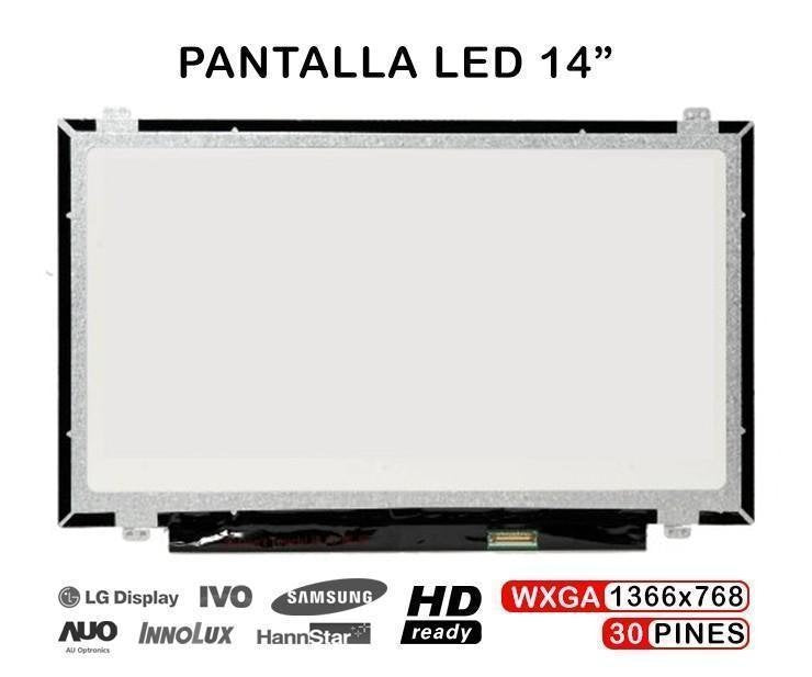 Pantalla 14" Hd Led Slim Lp140whu Lp140whu (Tp)(B2) Edp De 30 Pines