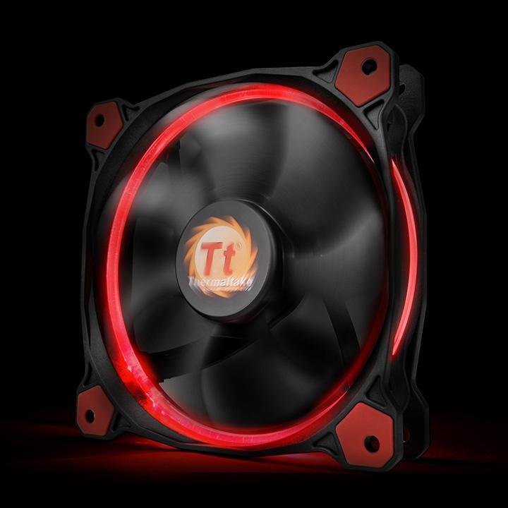 EAN 4717964400734 - Thermaltake Riing 12 Carcasa del ordenador Ventilador 12 cm Negro, Rojo imagen 2