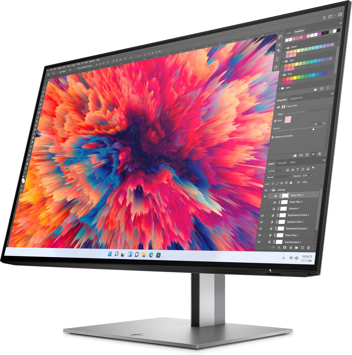 EAN 5715063358887 - HP Z24q G3 QHD Display pantalla para PC 60,5 cm (23.8") 2560 x 1440 Pixeles Quad HD LCD Plata imagen 5
