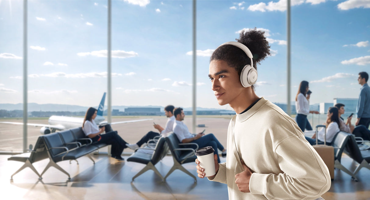 Auriculares Soundcore Space One Pro - Cream White