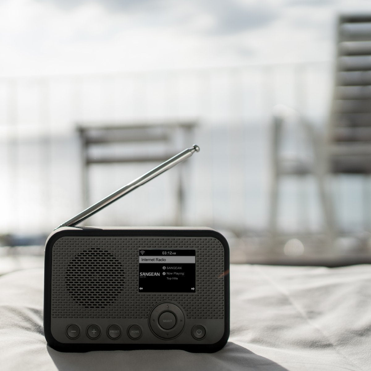 Radio Portátil Sangean Wfr-39 Grey Black