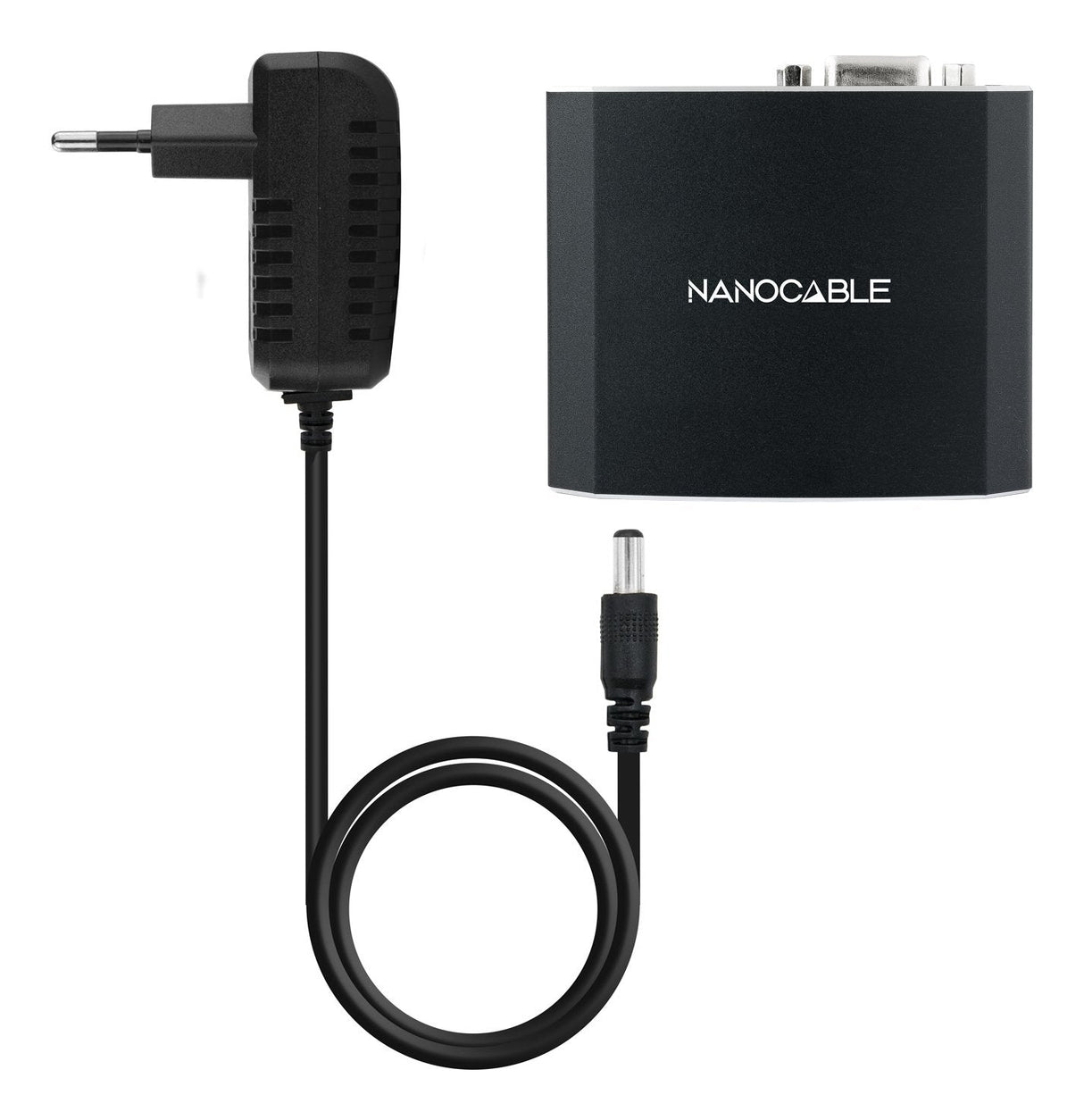 Conversor Svga/H+Audio/H A Hdmi/H Con Alim. Negro