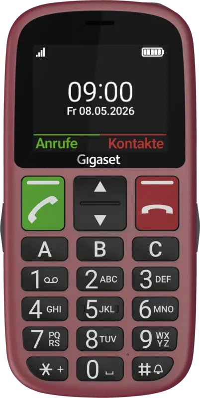 Gigaset Gl30 Featurephone Rojo (Metallic)