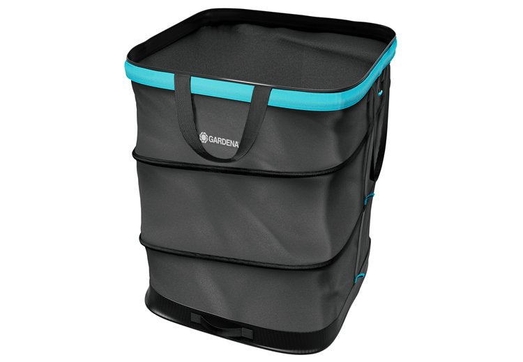 Bolsa Para Residuos De Jardín Gardena Popup Rectangular, Talla M Negro/Turquesa, 127 Litros 11715-20