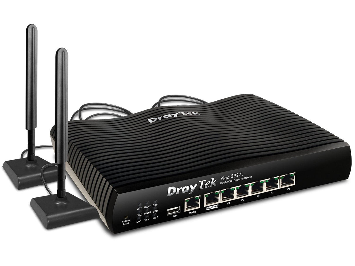 EAN 4710484740595 - DrayTek Vigor2927L router inalámbrico Gigabit Ethernet 4G Negro imagen 2