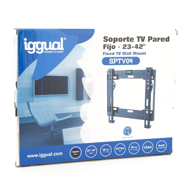 EAN 8435364314647 - iggual SPTV04 106,7 cm (42") Negro imagen 2