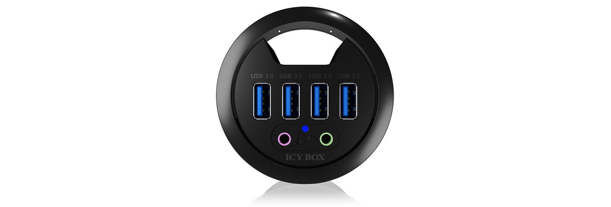 Icy Box Usb3.0 Hub Mesa De 4 Puertos Ib-Hub1403a, 4xusb3.0