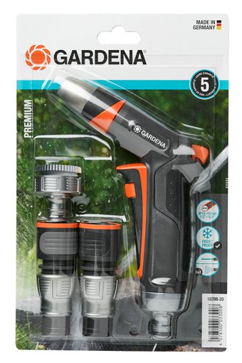 Gardena 18298-20 Set Básico Premium Conector Para Rociador/Pistola De Plástico Gris, Naranja 5 Pieza(S)