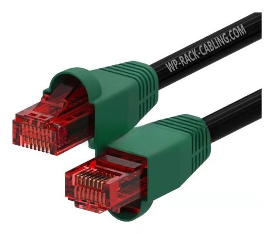 Wp Wpc-Pat-6u020bl-O Cable De Red Negro, Verde, Rojo 2 M Cat6 U/Utp (Utp)