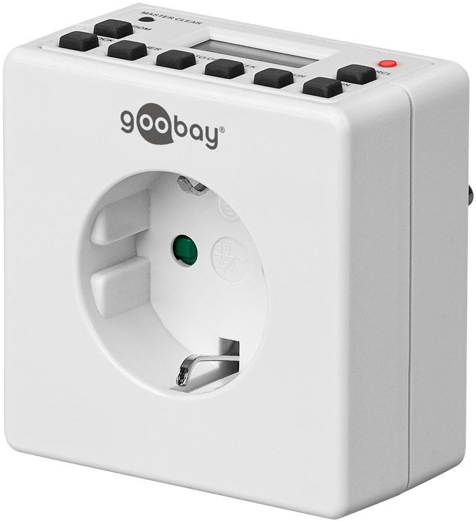 Goobay 55541, Temporizador Blanco