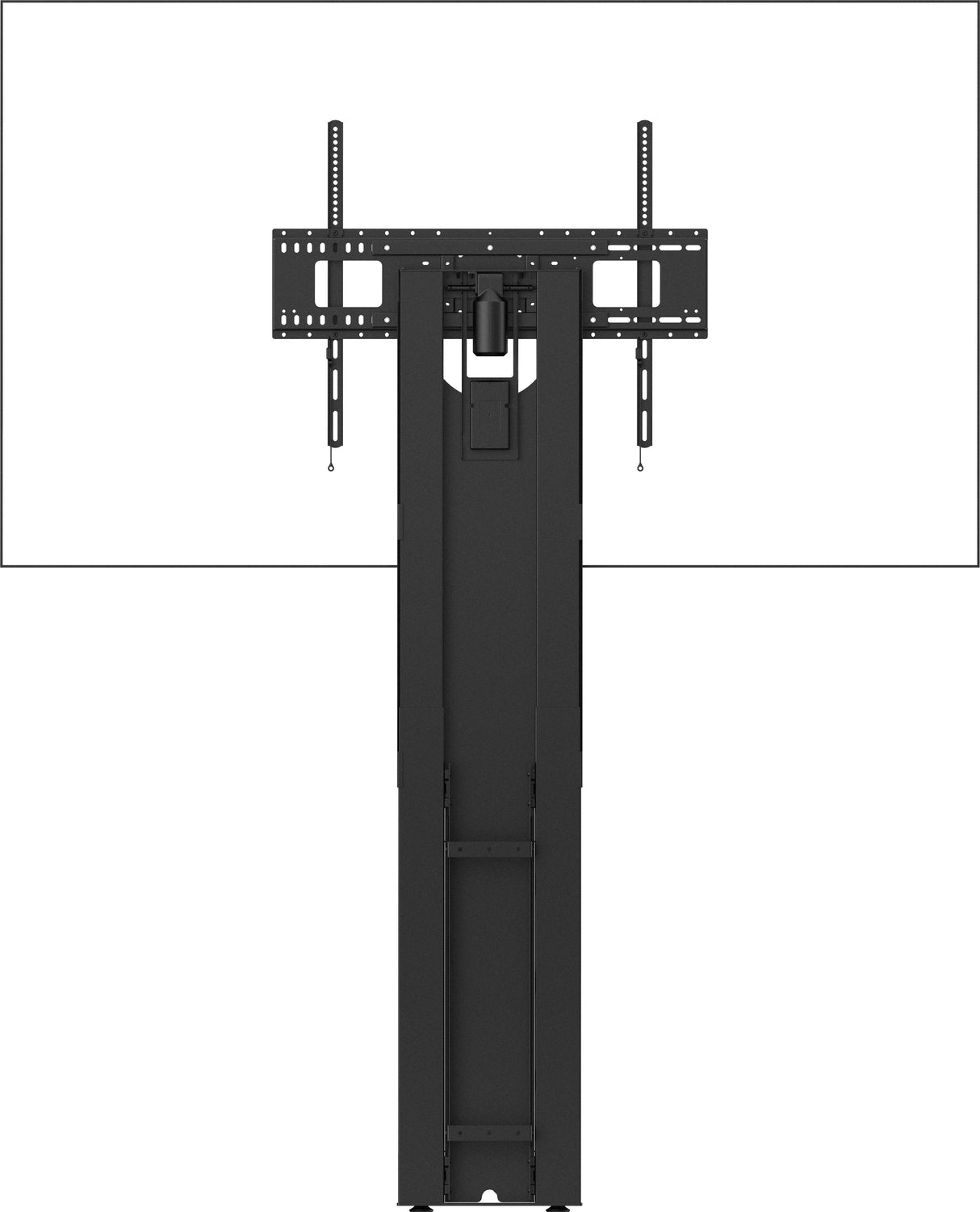 Soporte A Suelo Motorizado Y Ajustable En Altura Para Pantallas Grandes De Vision Garanta Durante Toda La Vida Til Del Producto De Alta Resistencia Apto Para Pantallas De Hasta 100" Con Tamaos Vesa De Hasta 800 X 600 Se Fija A La Pared Y Tr