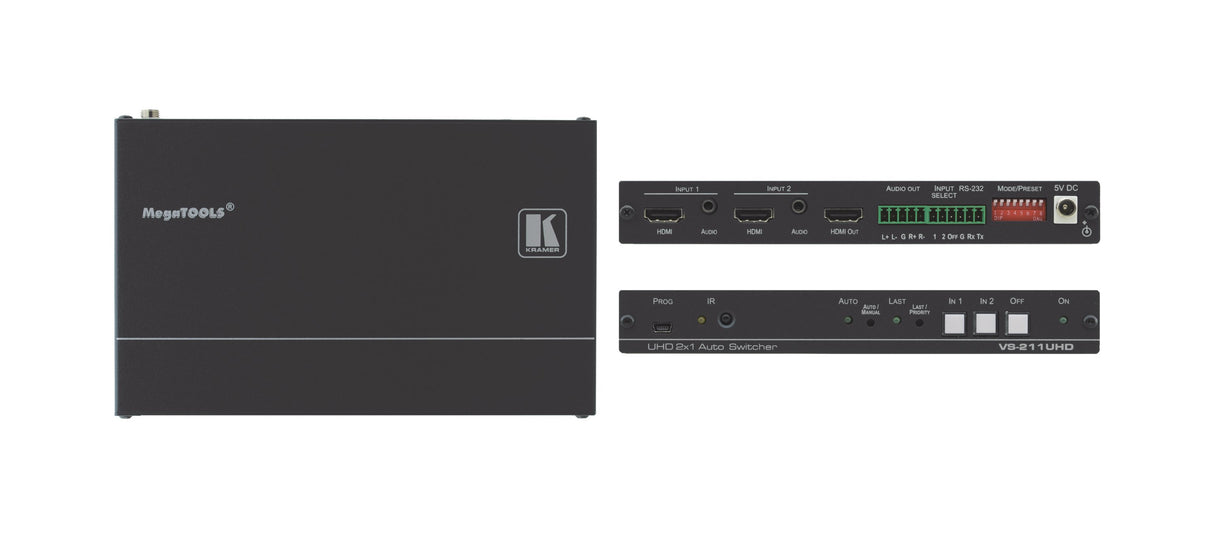 EAN 7291063076658 - Kramer Electronics VS-211UHD interruptor de video HDMI imagen 1