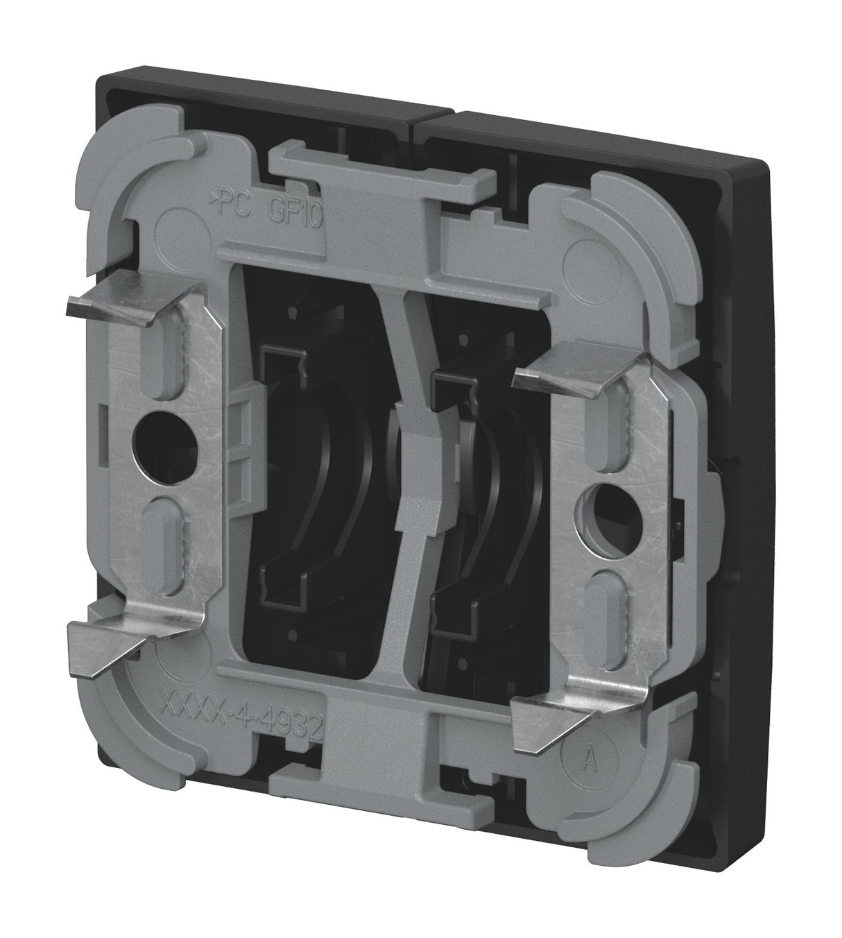 EAN 4011395360781 - Busch-Jaeger 2CKA001731A4040 placa de pared y cubierta de interruptor Negro imagen 3