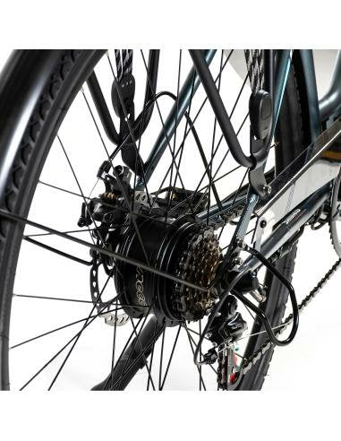 Bicicleta Eléctrica Smatgyro Ebike Sunset Titanium Motor 250w Ruedas 27.5' Titanium