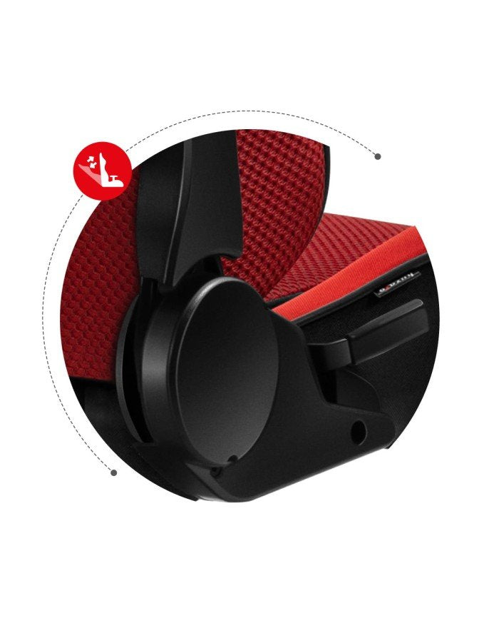EAN 5903796013009 - Huzaro Force 6.2 Silla para videojuegos de PC Asiento (de seguridad) de butaca Negro, Rojo imagen 9
