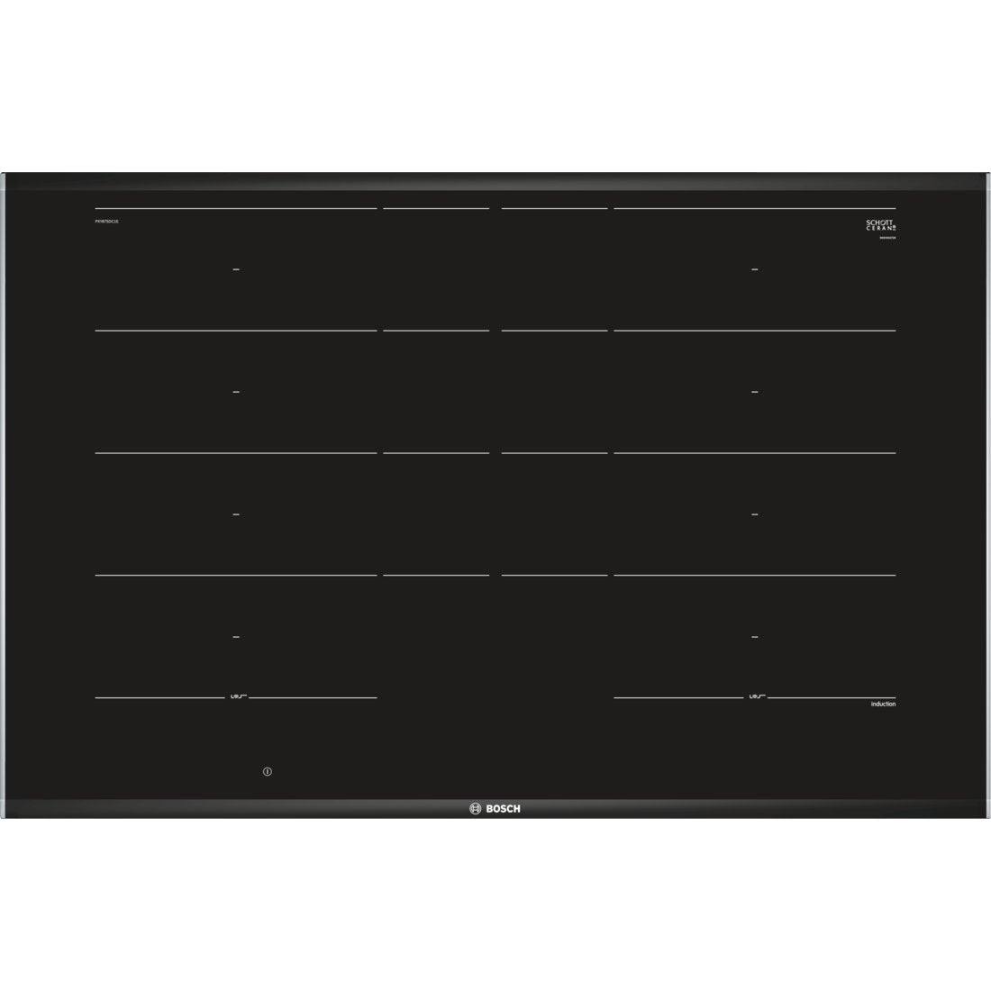 EAN 4242002839769 - Bosch Serie 8 PXY875DC1E hobs Negro Integrado 81 cm Con placa de inducción 4 zona(s) imagen 1