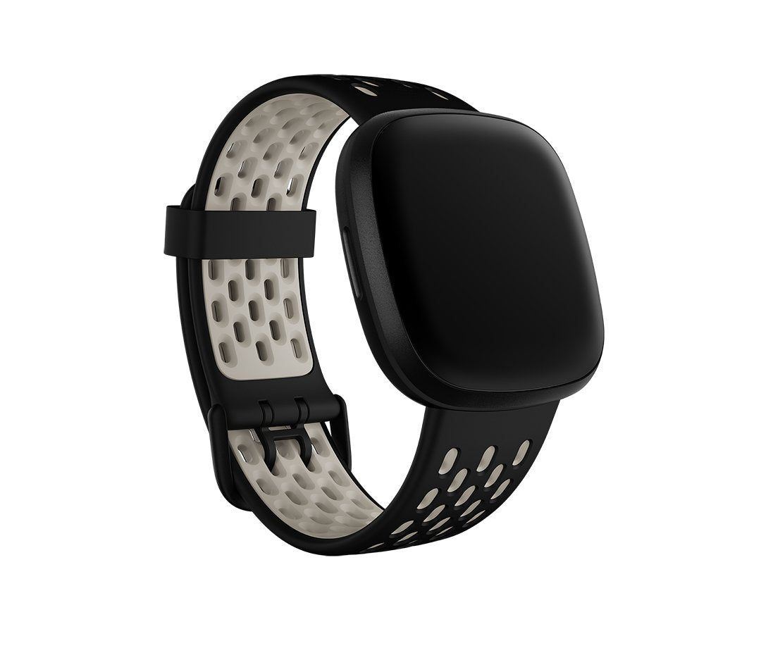 Versa 3 Sense Sport Bnd Black White L