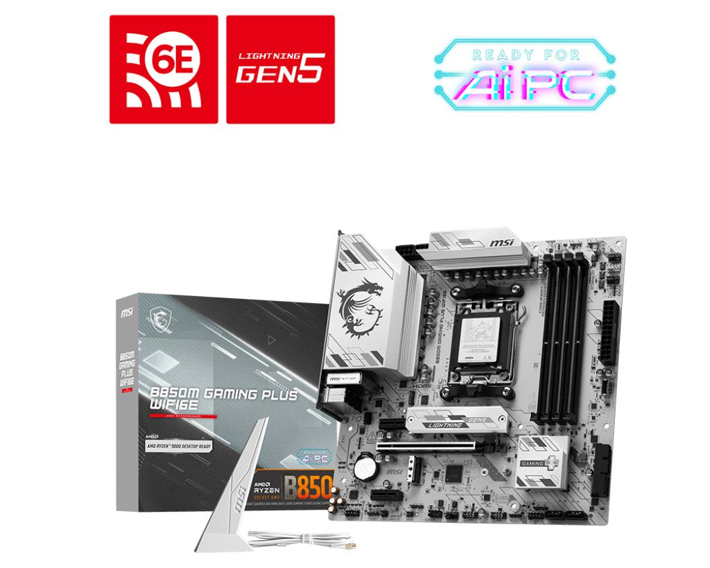 EAN 4711377365345 - MSI B850M GAMING PLUS WIFI6E AMD B850 Zócalo AM5 micro ATX imagen 1