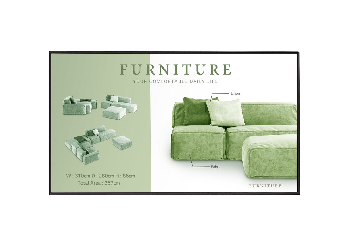 Lg 55um5n-H Pantalla Señalización Digital 139,7 Cm (55") Lcd Wifi 500 Cd / M² 4k Ultra Hd Negro Web Os 24/7