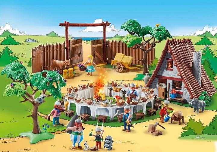 Playmobil 70931 Asterix: Banquete De La Aldea