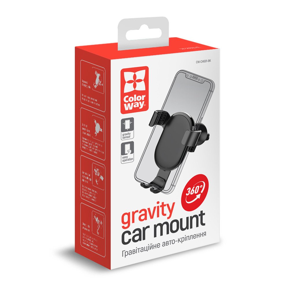 Soporte Colorway Cw-Chg01-Bk Pasivo Teléfono Móvil/Smartphone Negro