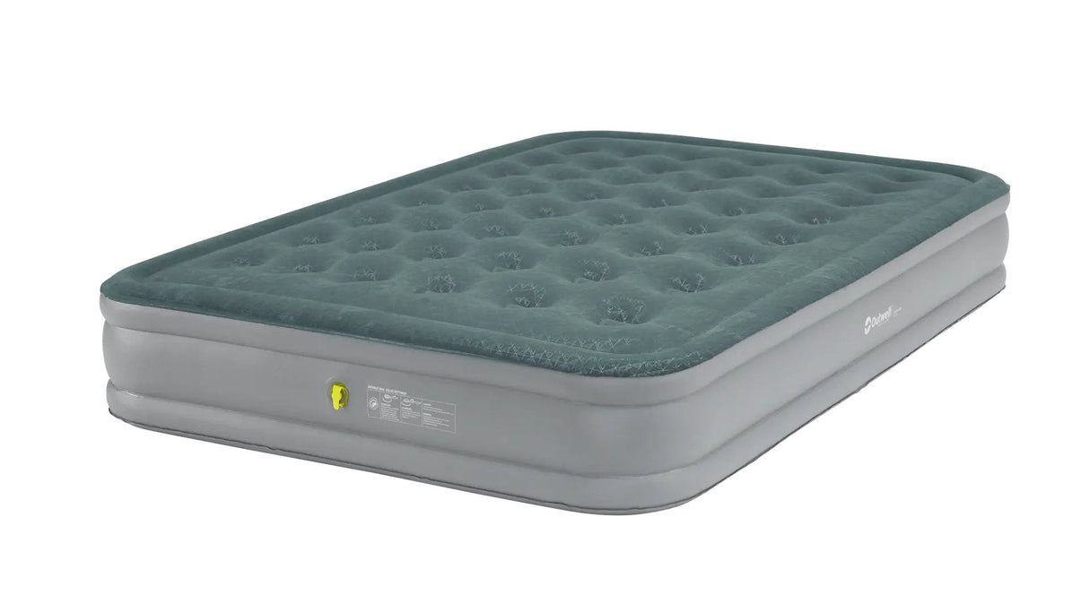 Outwell Excellent Double Airbed, 200x135x30 Cm, Dark Leaf And Grey