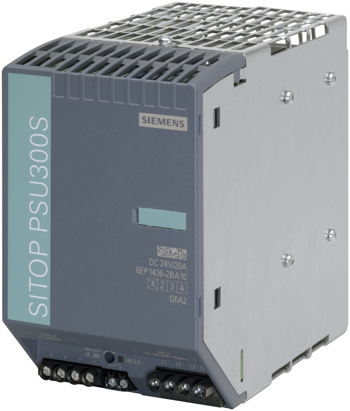 Siemens 6ep14362ba10 Sitop Psu300s 20a Geregelte Stromvers. Eing. 3p 400-500vac