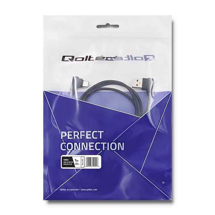 EAN 5901878504957 - Qoltec 50495 cable USB USB 3.2 Gen 1 (3.1 Gen 1) 1 m USB C USB A Negro imagen 3