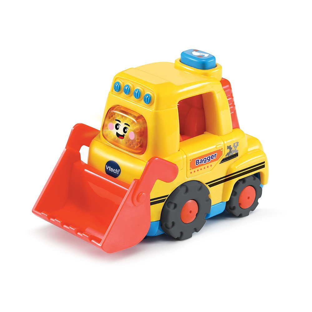 Vtech Hace Velocistas Para Bebés: Excavadora, Juego De Vehículo Amarillo/Rojo 80-507804