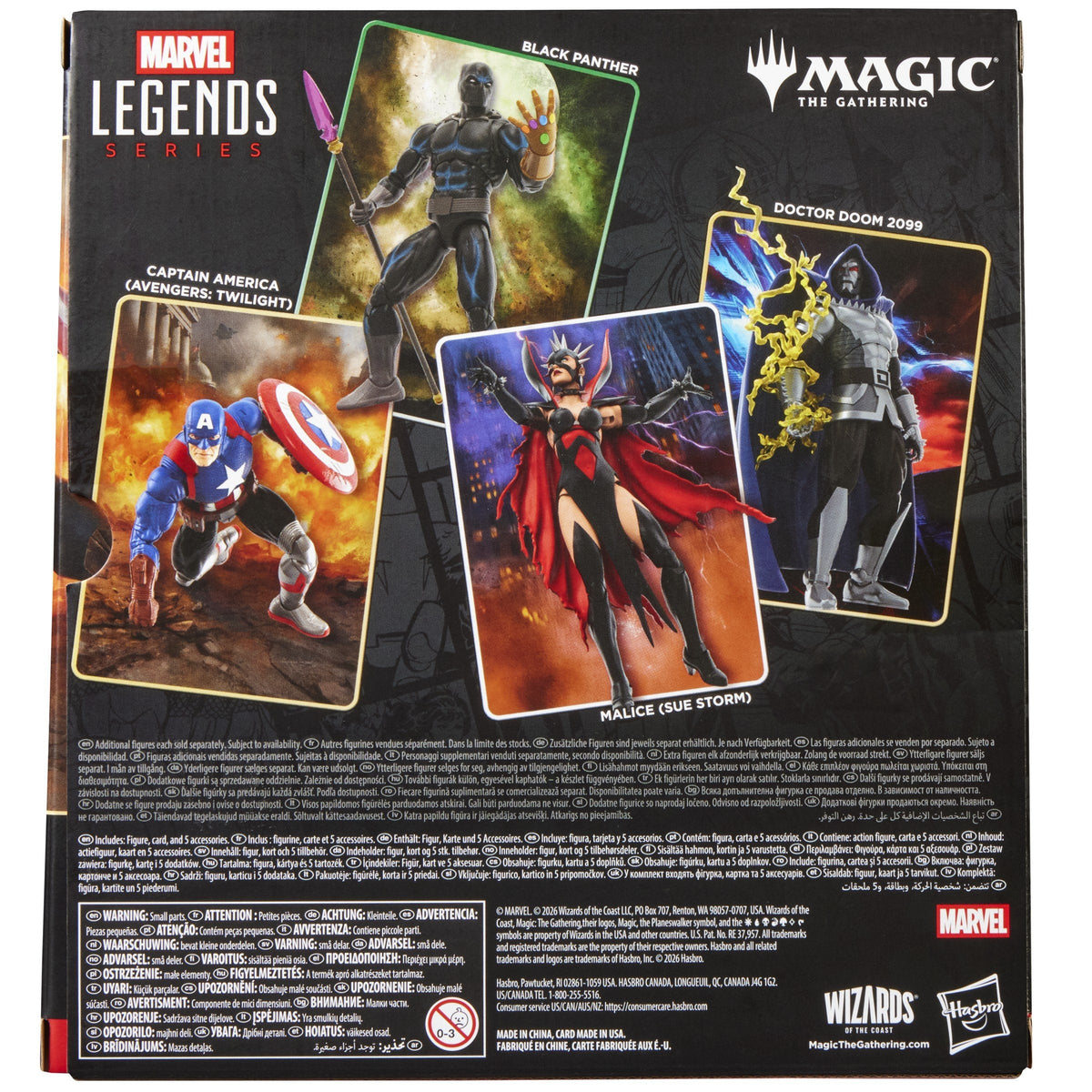 Figura Hasbro Marvel Legends Series X Magic: The Gathering Capitan America