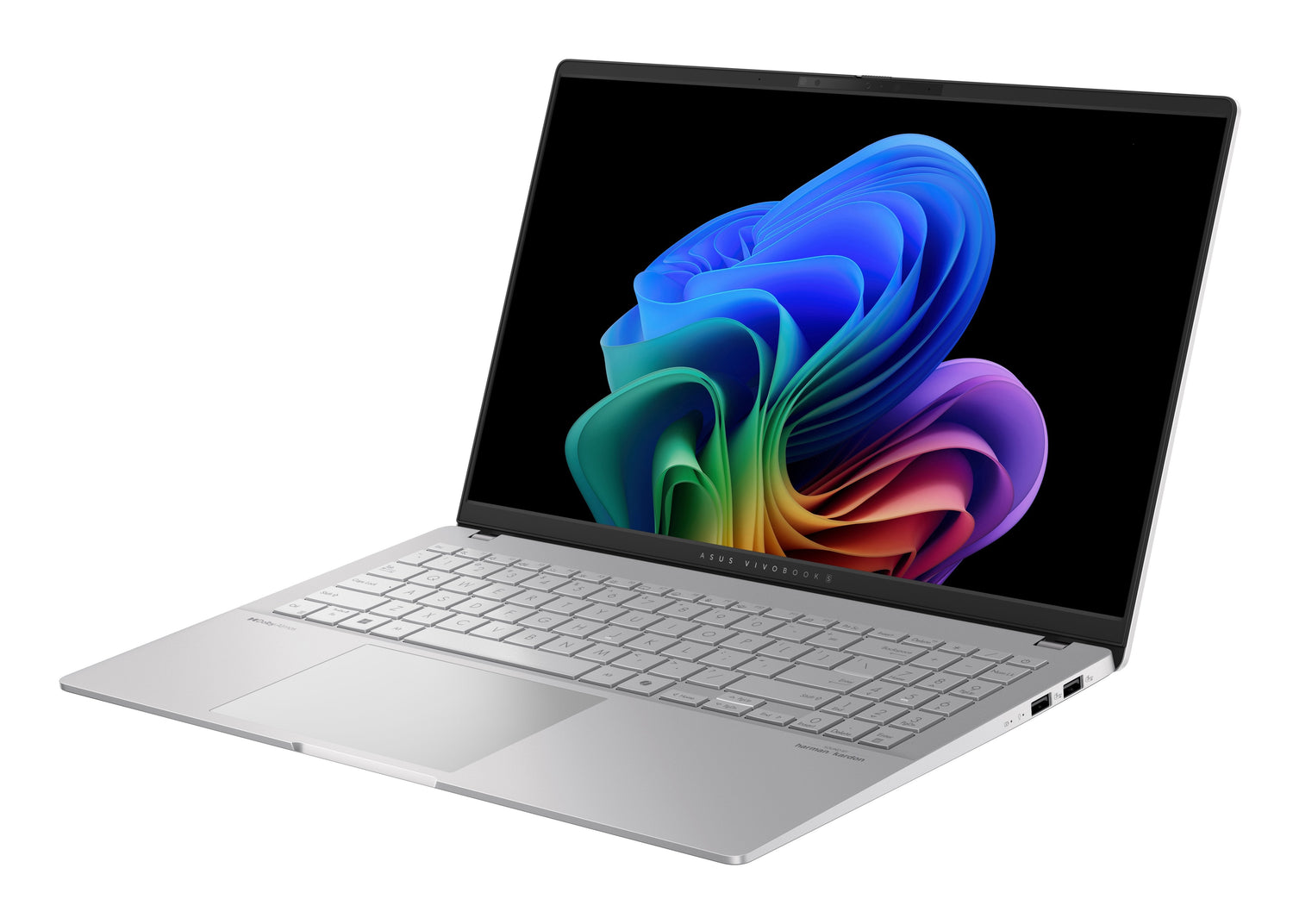 Asus Vivobook S 15 Oled S5507qa-Ma006w Copilot+ Pc - Ordenador Portátil 15.6" Wide Quad Hd+ 120hz (Qualcomm Snapdragon X1e78100, 16gb Ram, 1tb Ssd, Adreno Gpu, Windows 11 Home) Plata Fría - Teclado Qwerty Español