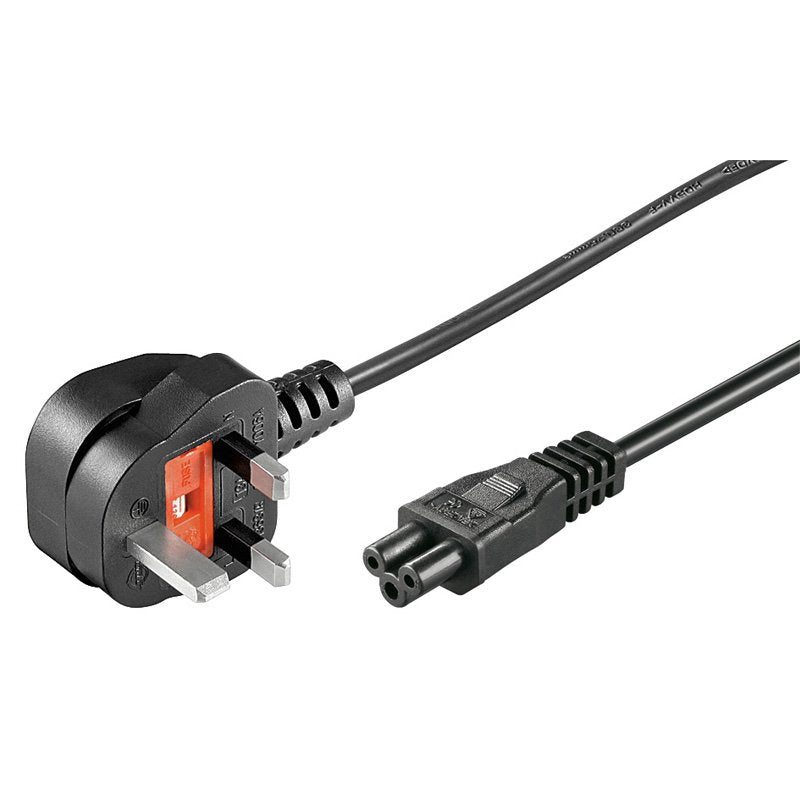 Goobay 96046 Cable De Alimentacion Reino Unido Negro 1,8 M C5 Uk Acoplador 96046