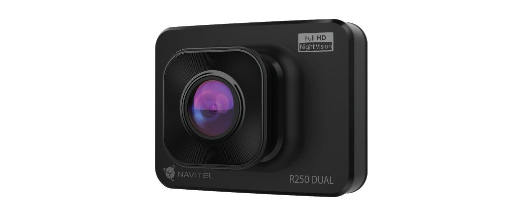 Dashcam Dual Navitel R250 Con Cámara Retrovisor Adicional