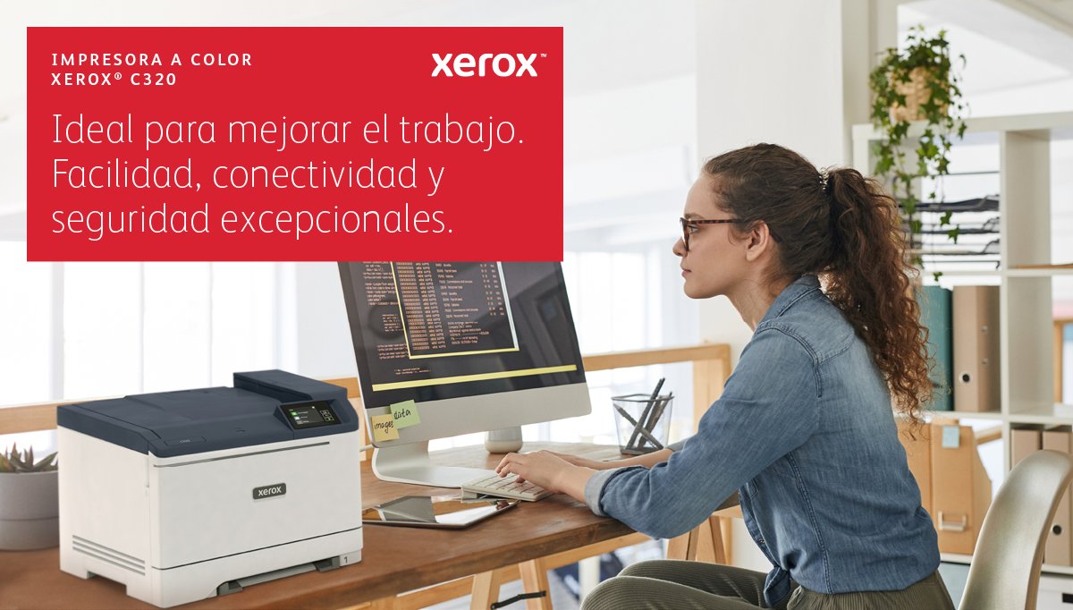 Xerox C320v_dni Impresora Color A Dos Caras Laser A4/Legal 1200 X 1200 Ppp Hasta 33 Ppm (Mono) / Hasta 33 Ppm (Color) Capacidad: 250 Hojas Gigabit Lan Wi-Fi(N) Usb 2.0 Usb Programa De Devolución Green World Alliance