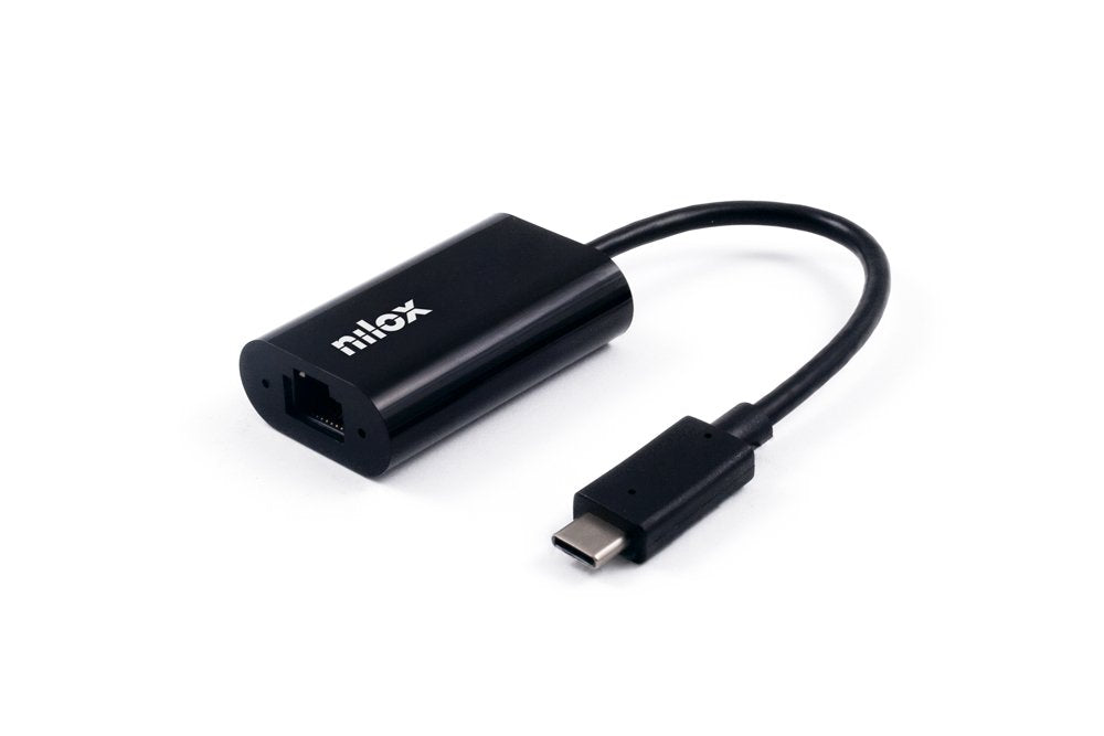 EAN 8436556140747 - Nilox ADATTATORE USB C - RJ45 M/H Interno Ethernet / WLAN 1000 Mbit/s imagen 1