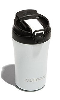 EAN 8021735209782 - Muitomas WBOTTLETH350WH taza de viaje 350 ml Negro, Blanco Acero inoxidable imagen 2