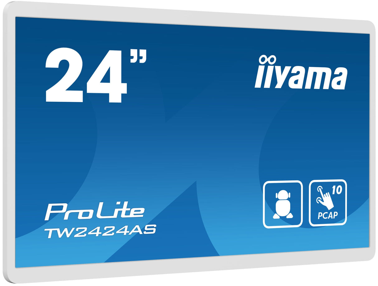 Iiyama Tw2424as 60.5cm Ips Touch 24'' 1920x1080 Micro-Sd 2xusb Blanco