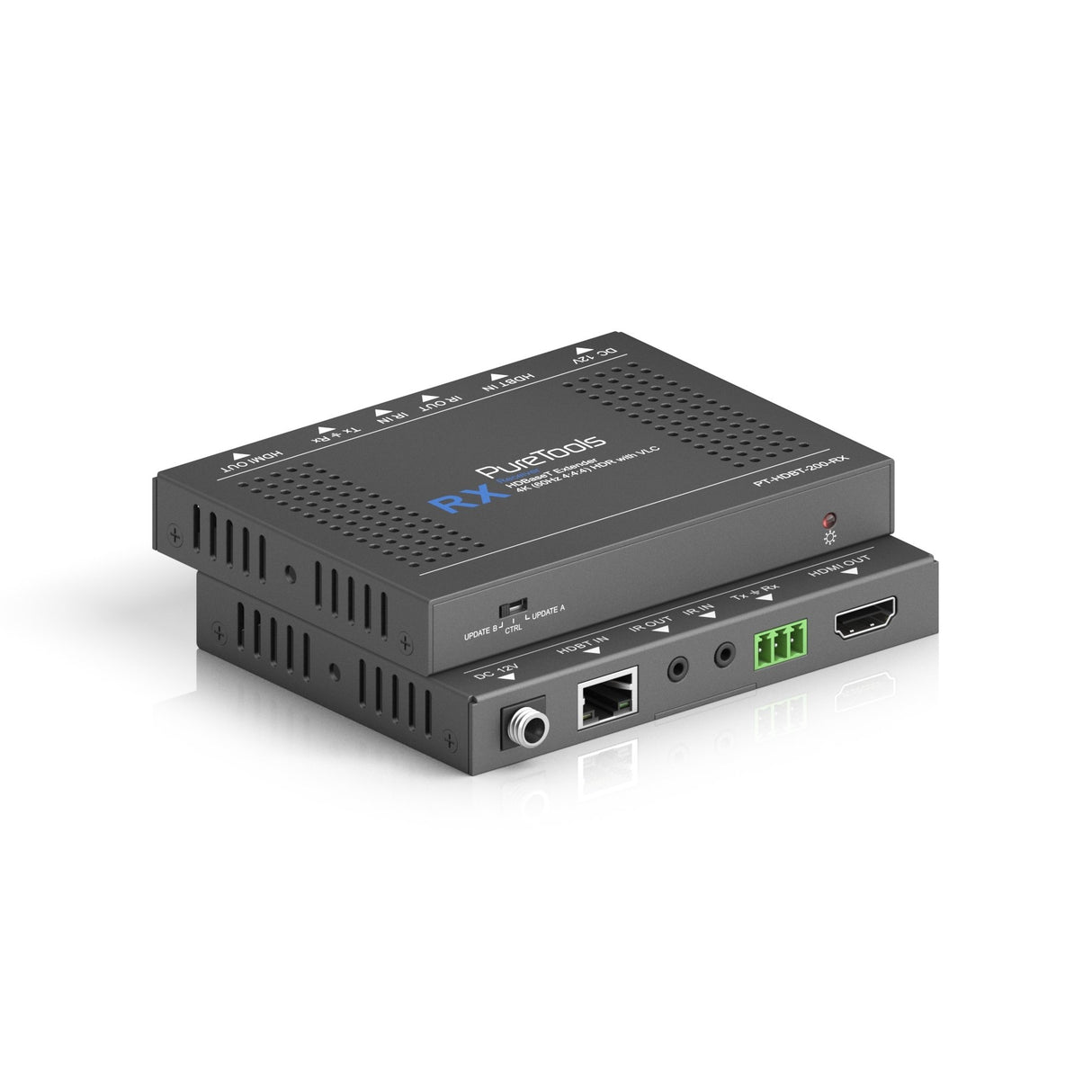 EAN 4251364706787 - PureTools PT-HDBT-200 extensor audio/video Transmisor y receptor de señales AV Negro imagen 4