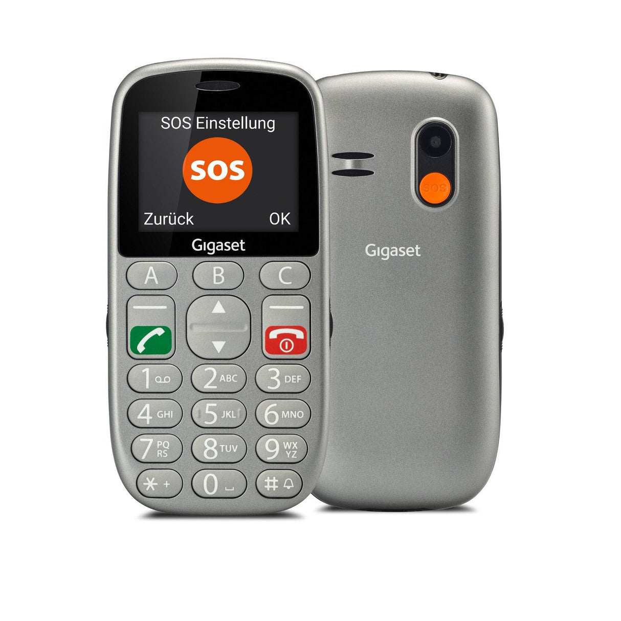 EAN 4250366857985 - Gigaset GL390 5,59 cm (2.2") 88 g Gris Teléfono para personas mayores imagen 1