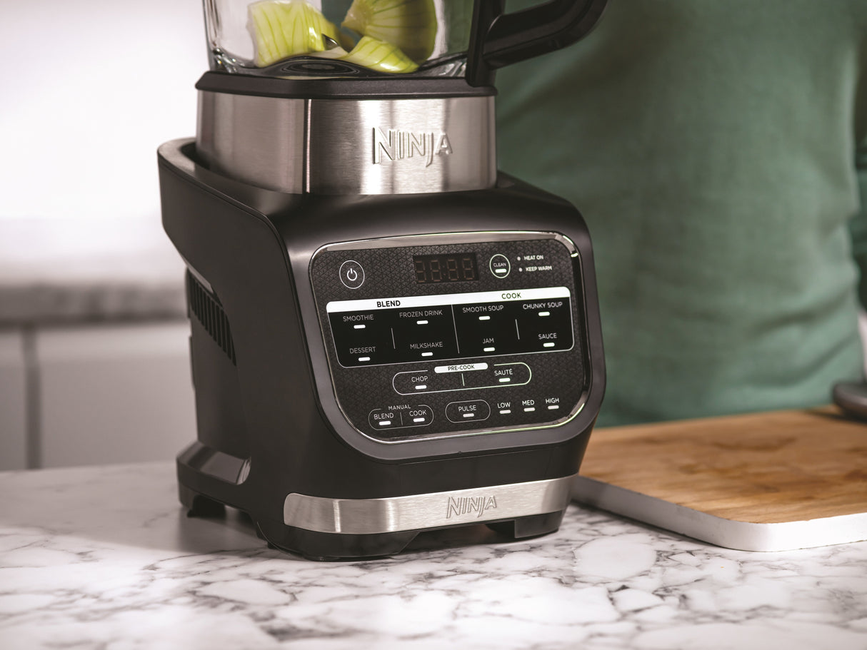 Licuadora Y Sopera Ninja Foodi Hb150eu Negra/Acero Inoxidable, 1000 Vatios, 1,7 Litros Hb150eu