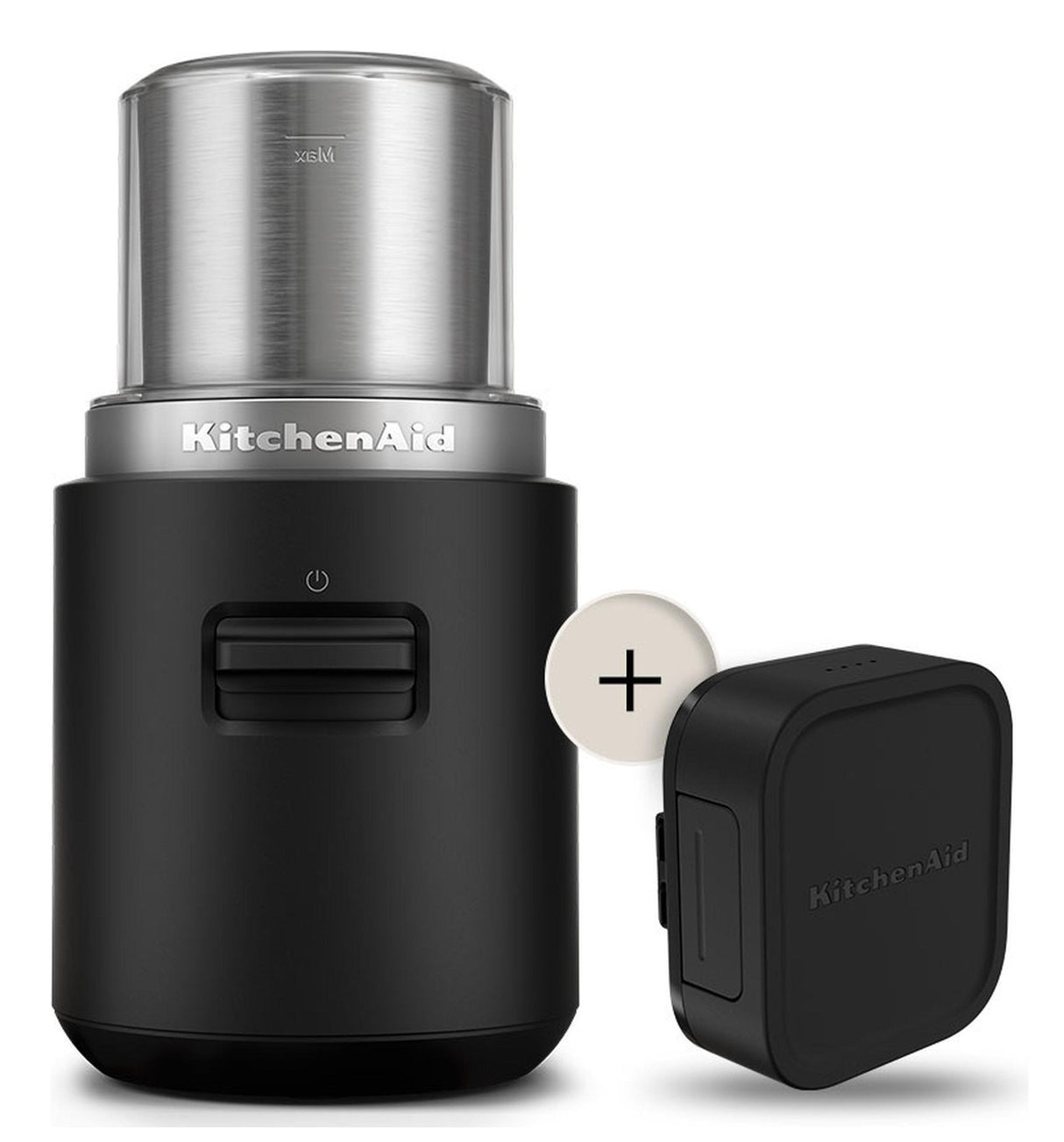 Kitchenaid 5kbgr111bm Go Cordless Kaffeemühle (Inkl. Akku) Matt Negro