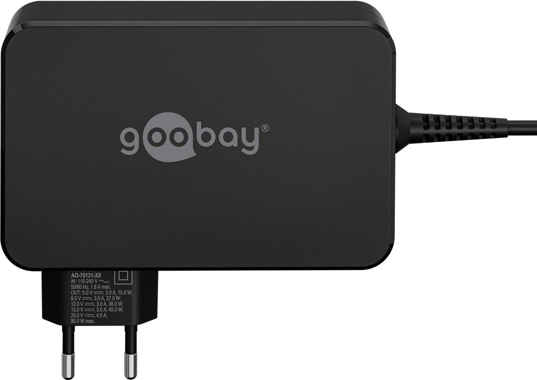 EAN 4040849654206 - Goobay 65420 cargador de dispositivo móvil Portátil Negro Corriente alterna Carga rápida Interior imagen 3