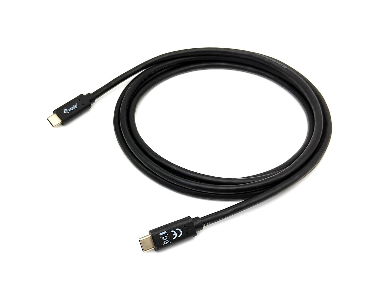 Equip Cable Usb-C3.2->C Gen1 Pd60w M M 0.50m Negro