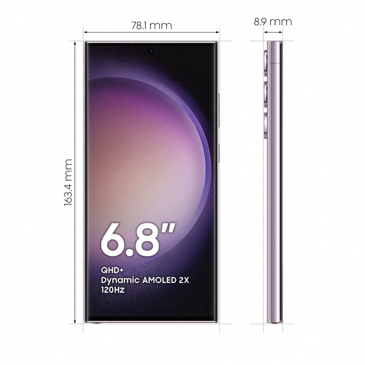 EAN 8806094729078 - Samsung Galaxy S23 Ultra SM-S918B 17,3 cm (6.8") SIM doble Android 13 5G USB Tipo C 12 GB 512 GB 5000 mAh imagen 3