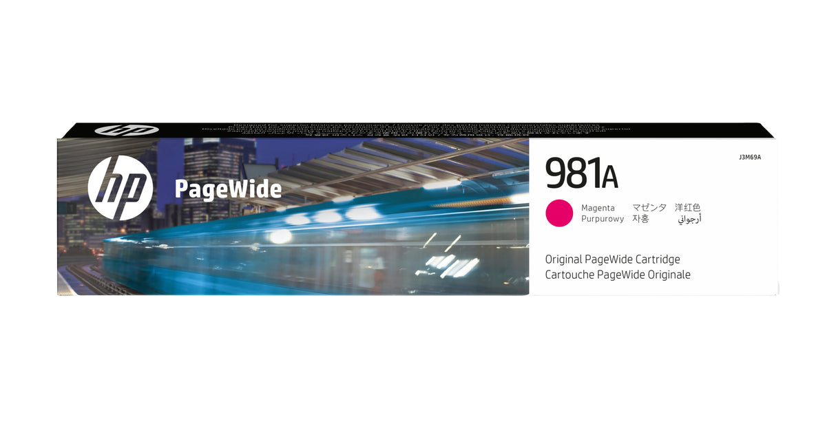 EAN 0888793202074 - HP 981A Magenta Original PageWide Cartridge cartucho de tinta 1 pieza(s) Rendimiento estándar imagen 1