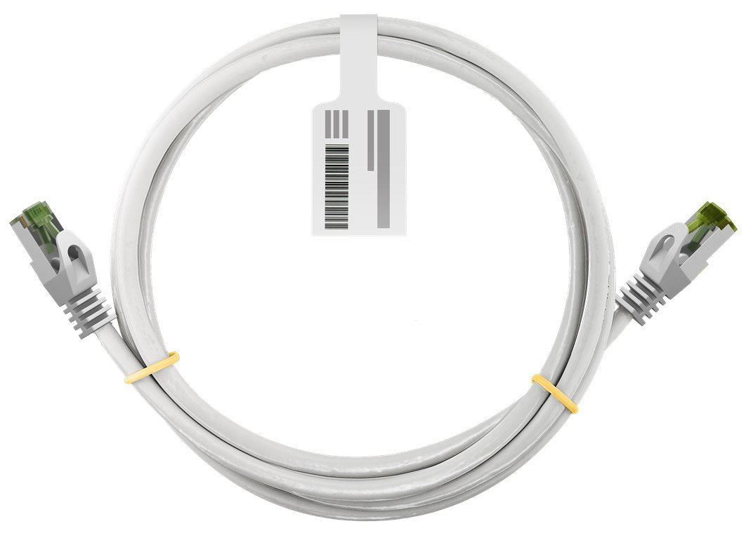 Goobay Rj45 Cable De Red Con Cat 8.1 S Ftp Cable A Granel 10m, Blanco