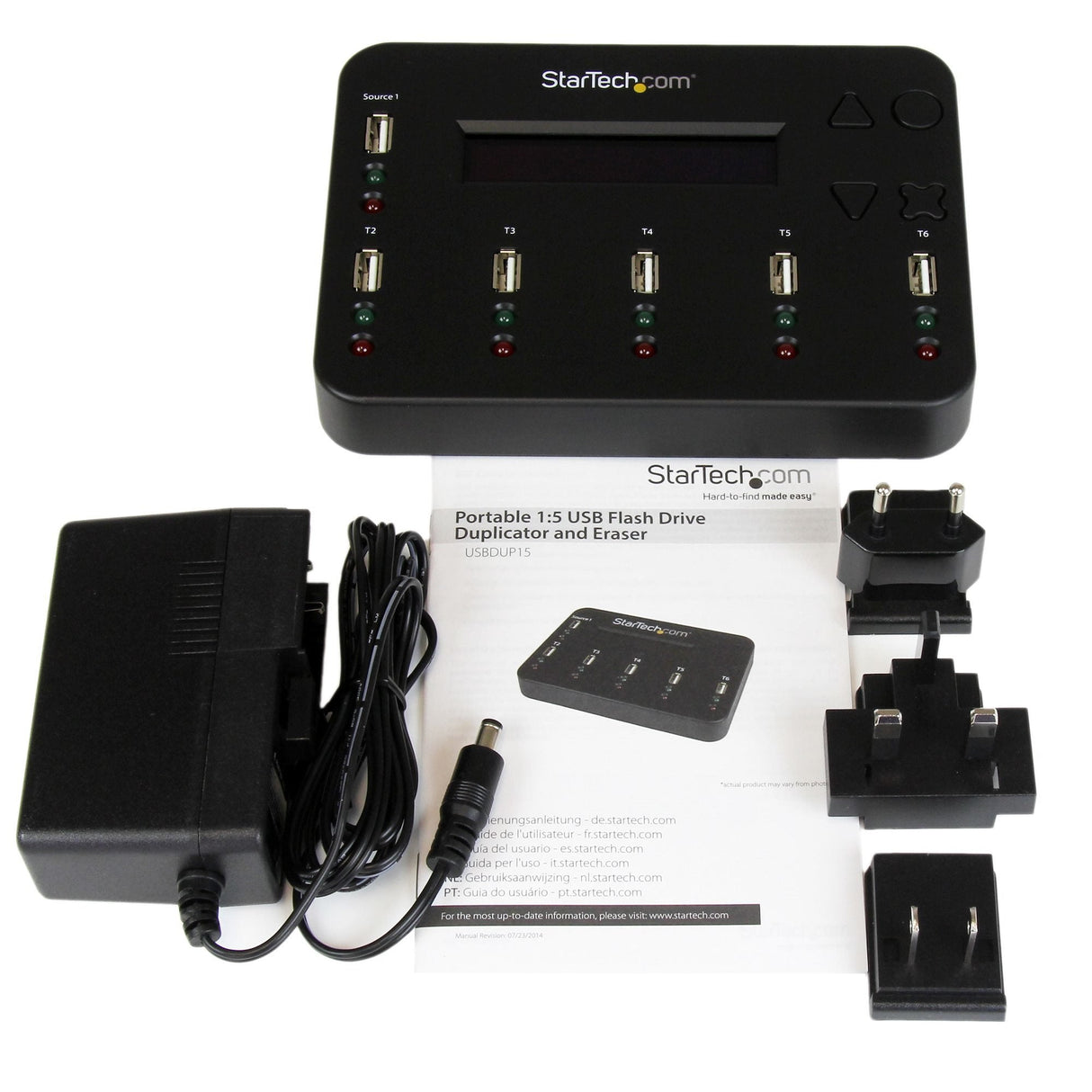 EAN 0065030856508 - StarTech.com USBDUP15 duplicador de datos y soporte Duplicador de pendrives Negro 5 copias imagen 4