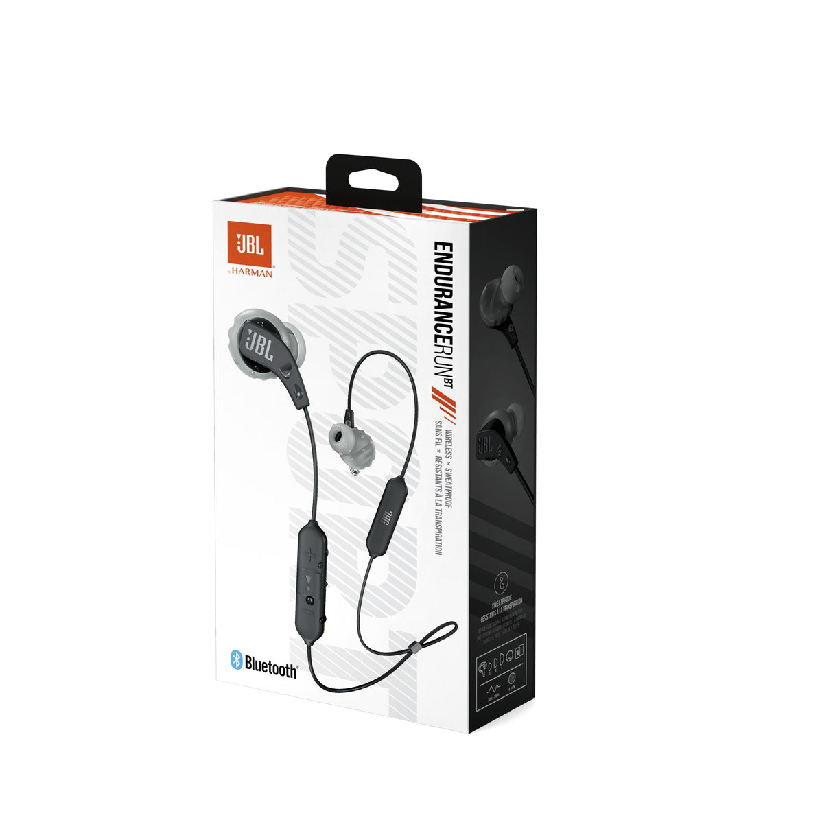 Auriculares Inalámbricos Deportivos Jbl Endurance Run Bt Con Micrófono Bluetooth Negro